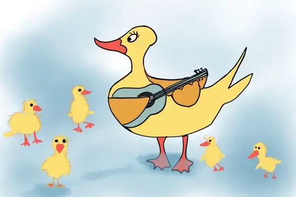 五只小鸭子鸭妈妈弹吉他