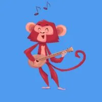 猴子弹吉他