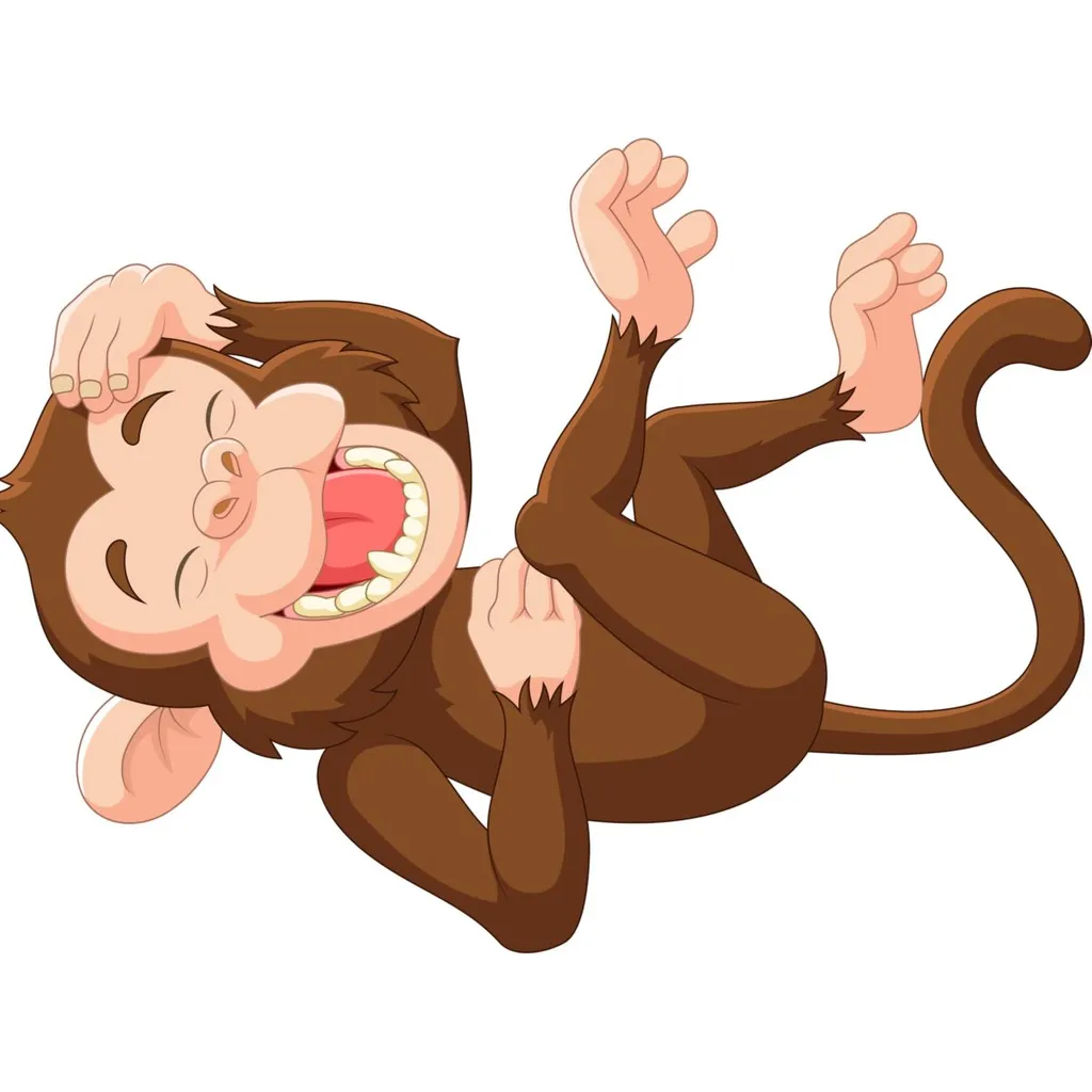 笑的猴子